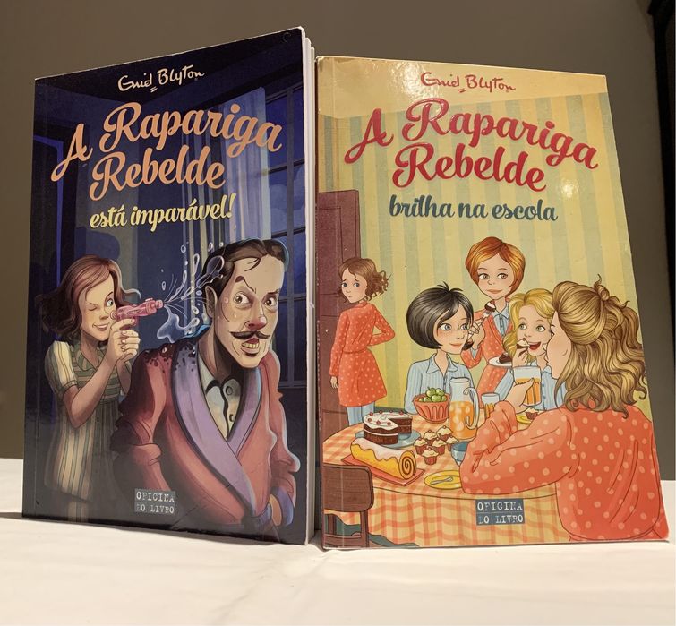 Livros “A Rapariga Rebelde” Ótimo estado