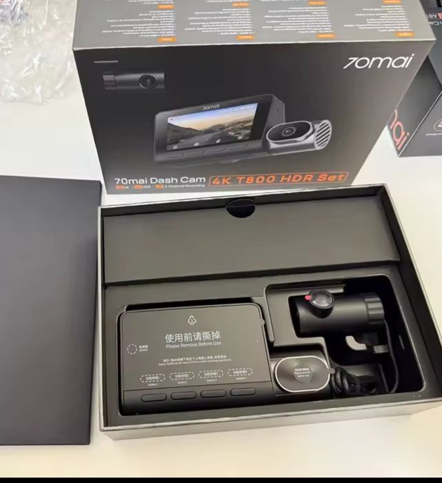 Відеореєстратор 70mai Dash Cam T800-2 4K+задня RC24+256GB