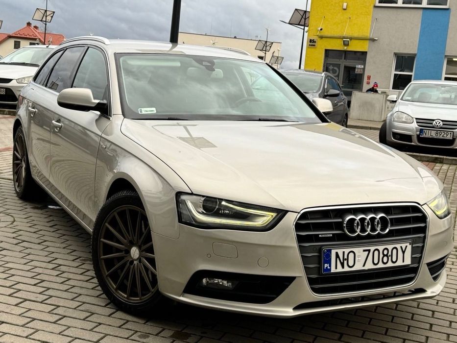 Audi A4 Avant 2014r Lift 2.0T 224 Quattro S Tronic S line Stan Idelany Po serwisie
