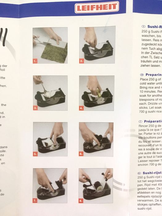 Maquina para fazer sushi