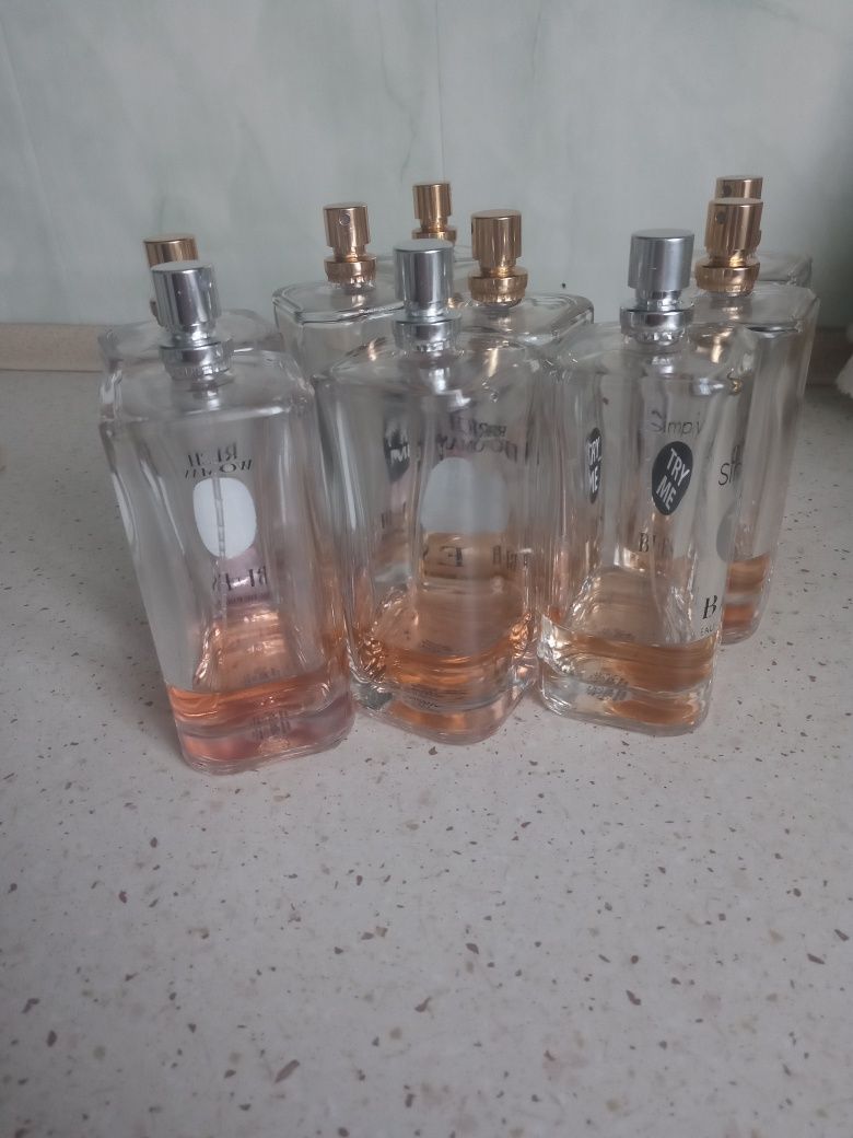 Końcówki perfum 9 butelek 3 gatunki