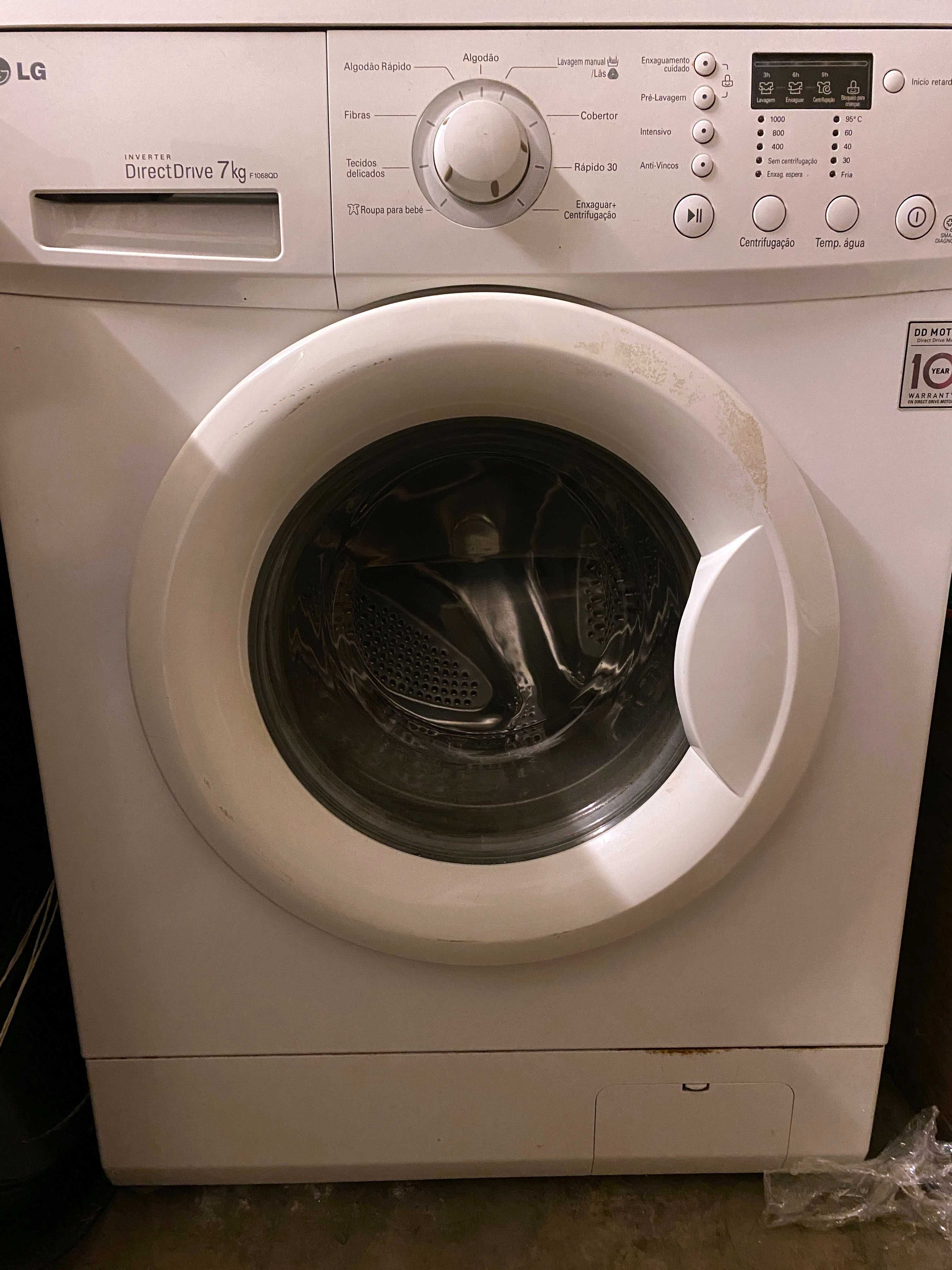 Máquina de lavar Roupa LG direct drive 7kg