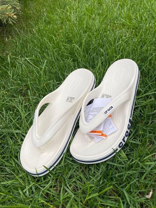 Crocs bayaband flip – білі, розмір 38 – легкі, стильні, на кожен день