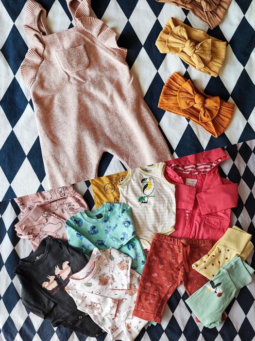 Paka ubrań Zara Primark Sinsay 68