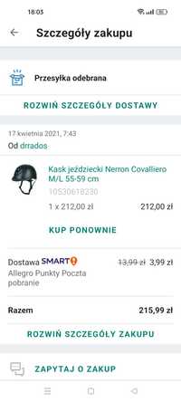 Kask jeździecki jazda konna