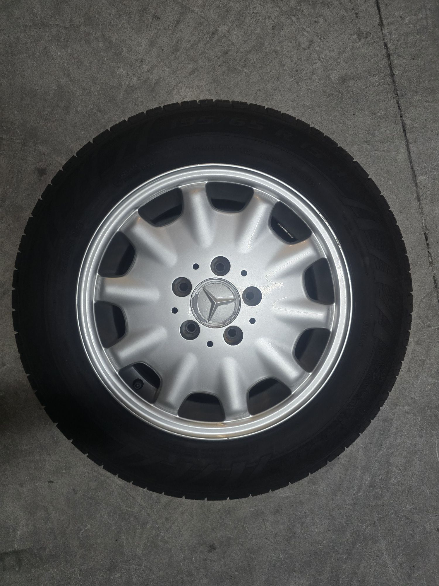 4- Jantes Mercedes 15 Originais C/Pneus 5x112