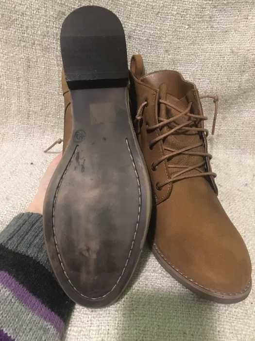 Шкіряні демі черевики чобітки steve madden ecco 39р