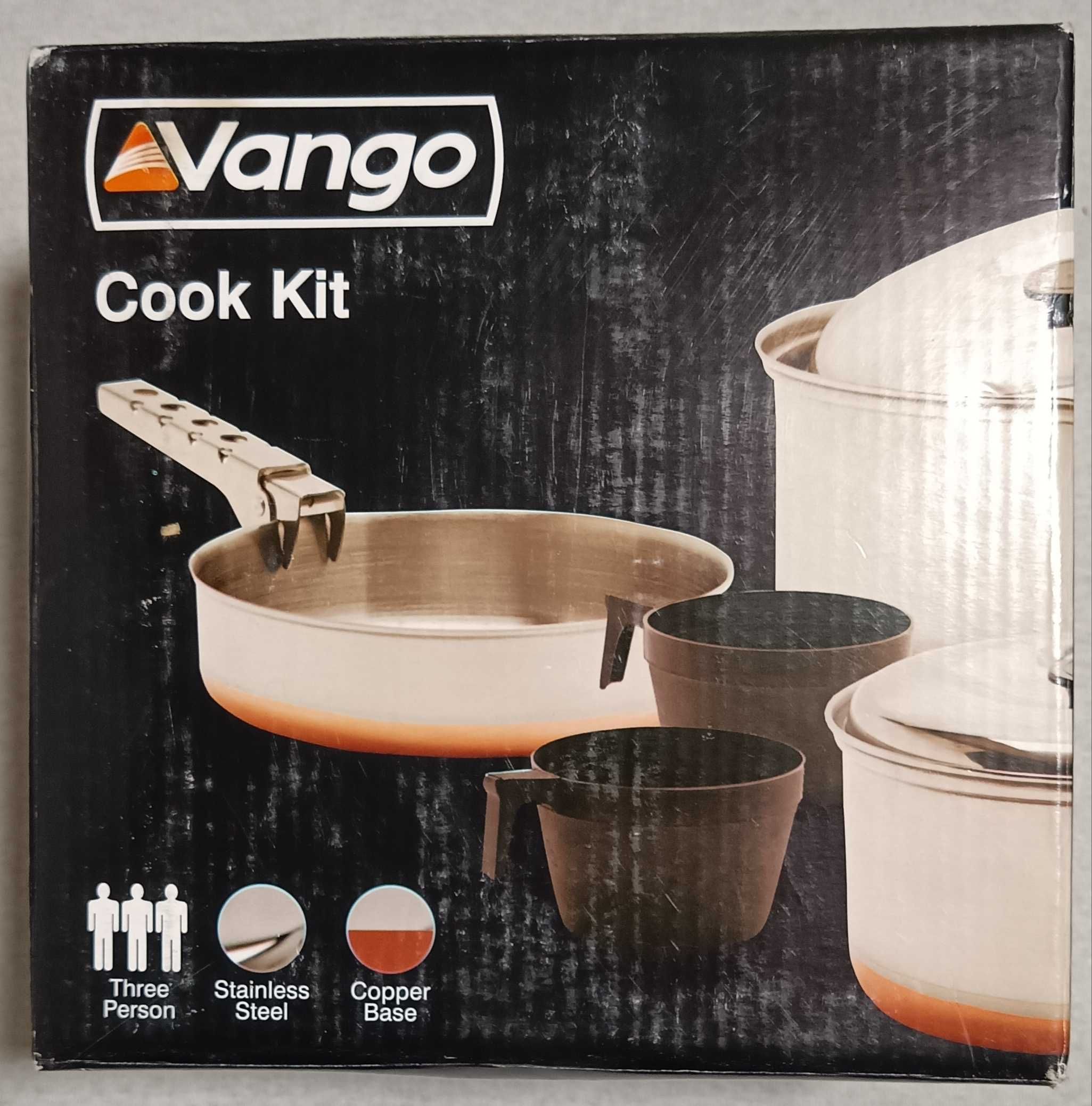 Zestaw naczyń turystycznych Vango 3 Person Stainless Steel Cook Kit