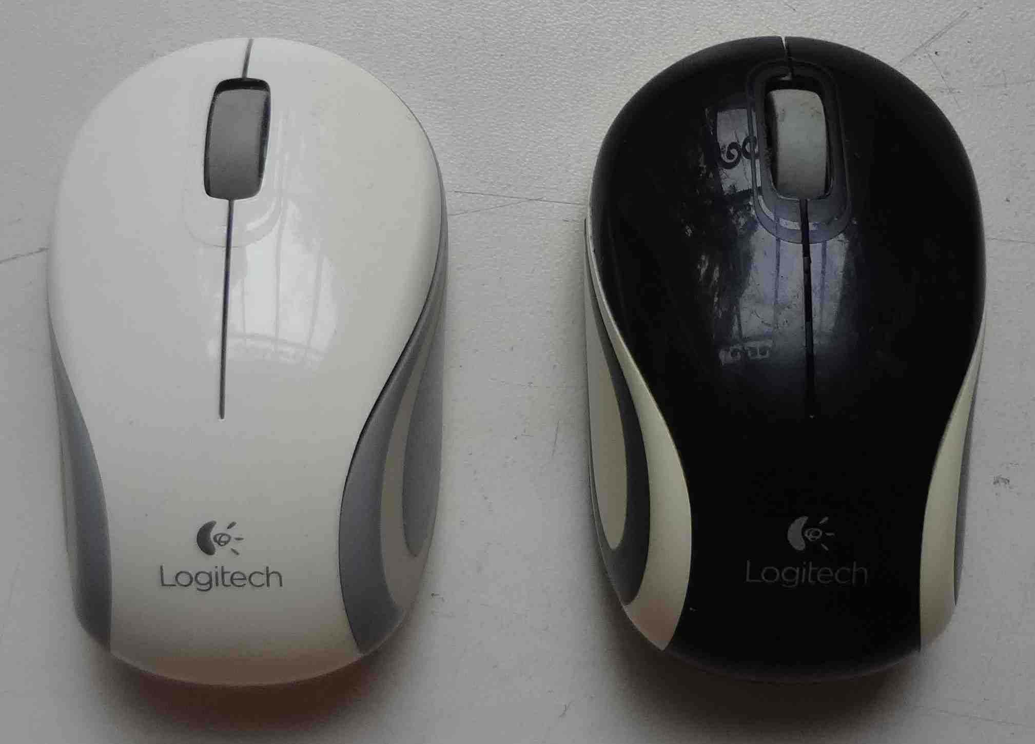 Компьютерная беспроводная мышь Logitech M187, черная и белая, M235