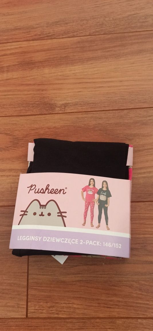 2 pary legginsów Pusheen 146/152