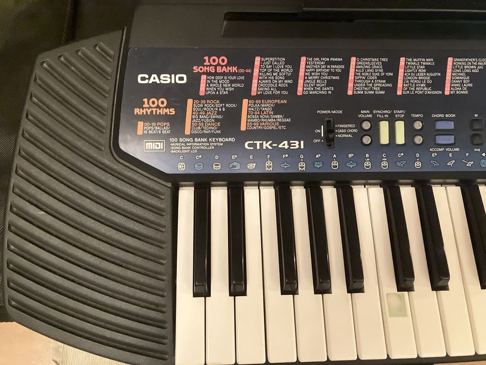 Keyboard Casio CTK-43 I z pokrowcem