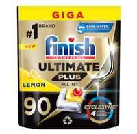 Kapsułki do zmywarki FINISH Powerball Ultimate Plus All in 1 Lemon 90