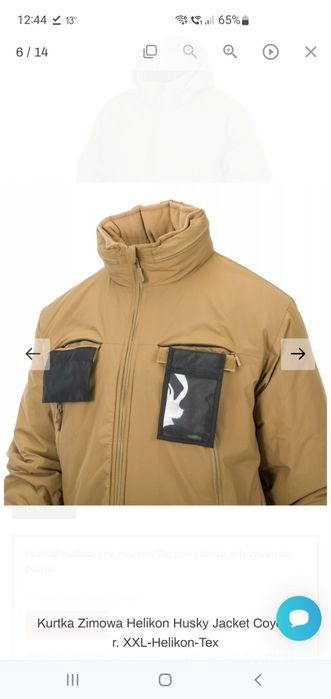Kurtka Zimowa Helikon Husky Coyote
r. XXL