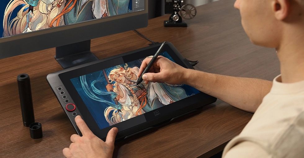 Tablet graficzny 15.6" XP-PEN Artist 15.6 Pro, z casem i USB HUB