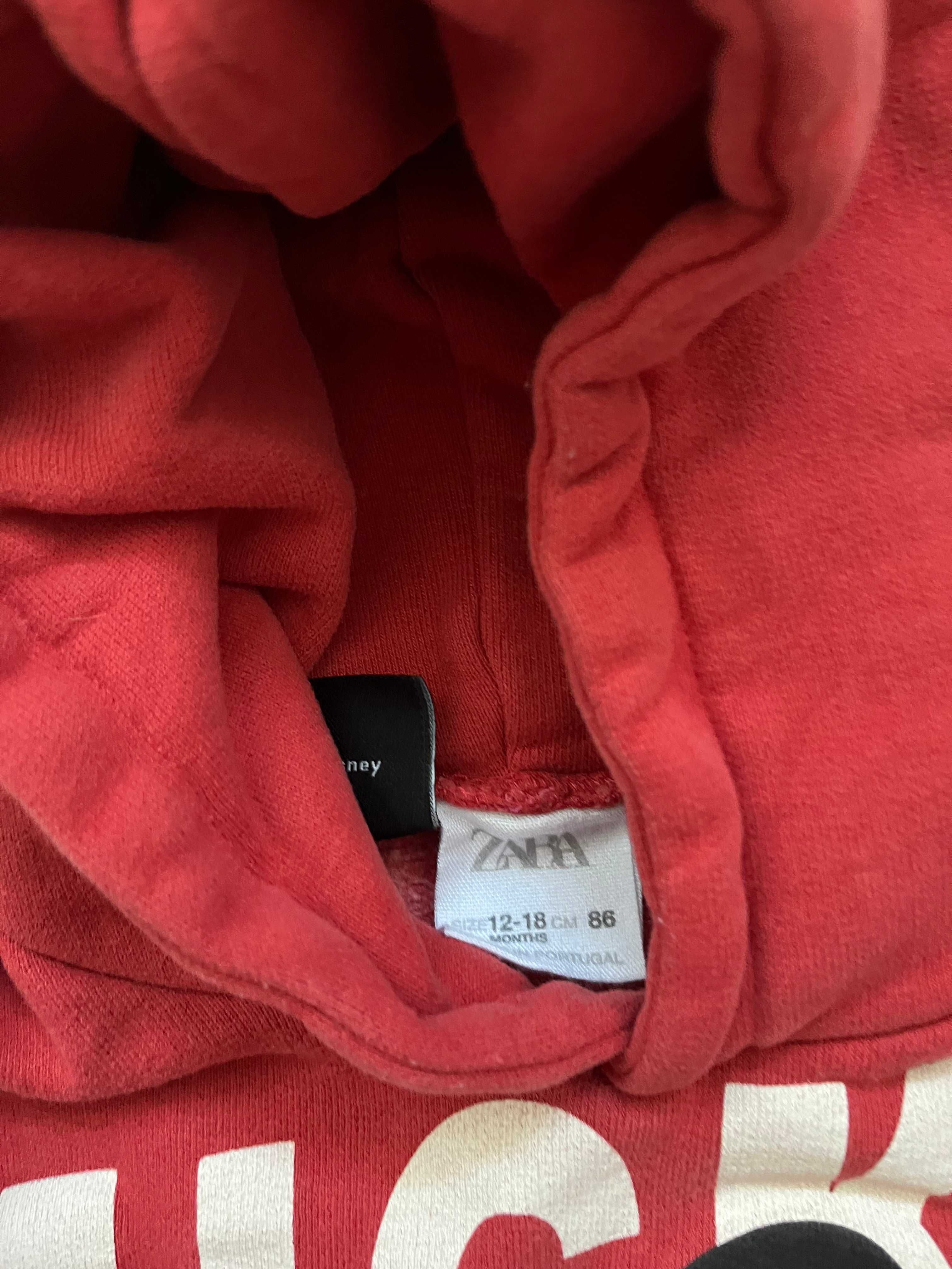 Bluza z kapturem Zara, rozmiar 86