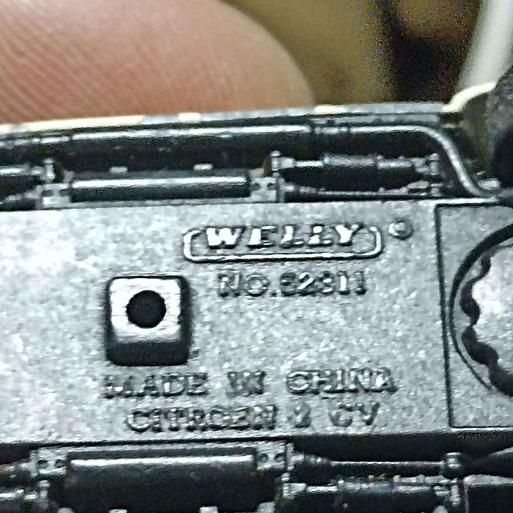 Miniatura de Citroen 2cv em Ferro