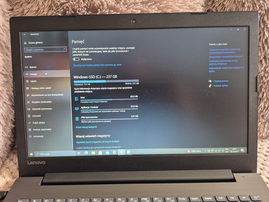 Laptop Lenovo Ideapad 330 15AST 8Gb Ram/ 256 SSD