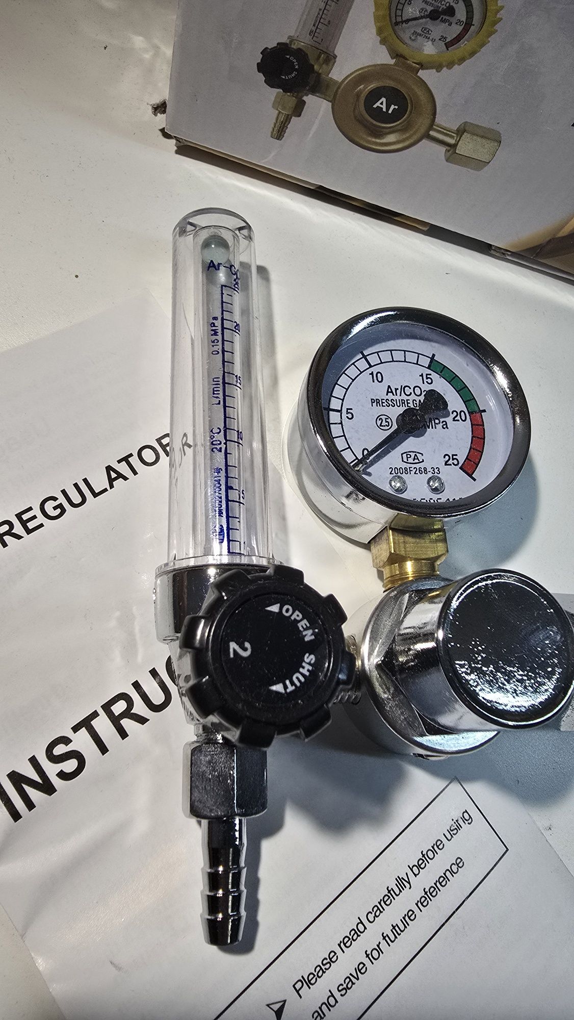 Regulador de argon