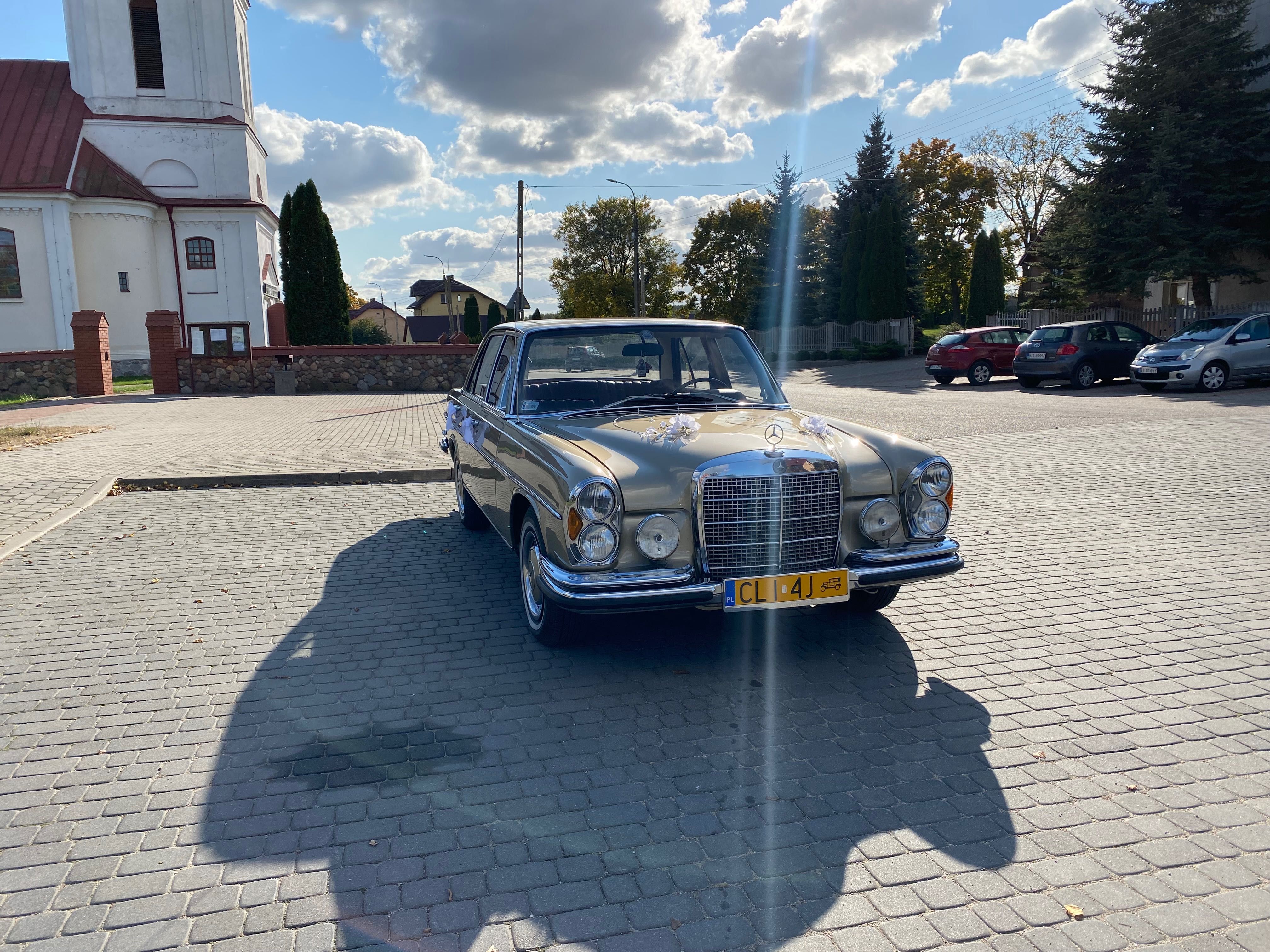 Auto do ślubu Mercedes W108 samochód do ślubu