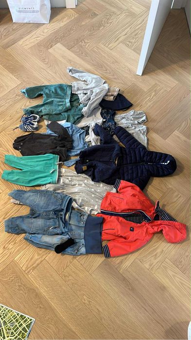 Paka 74 ubran chlopiec