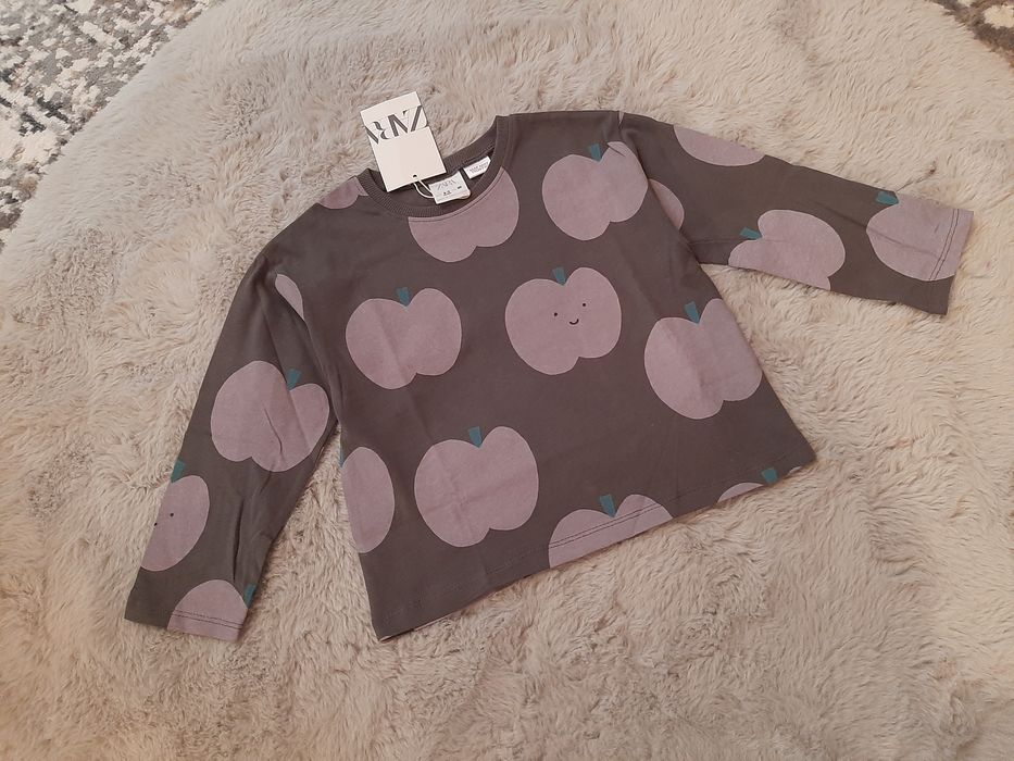 Zara детская кофточка лонглив