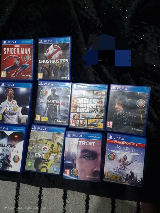Jogos ps4 mais comando