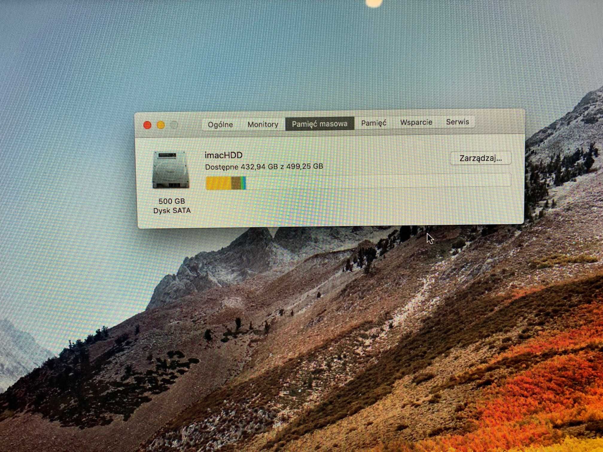 IMac 21.5" 2011/i5/16GB/500GB/klawiatura/myszka