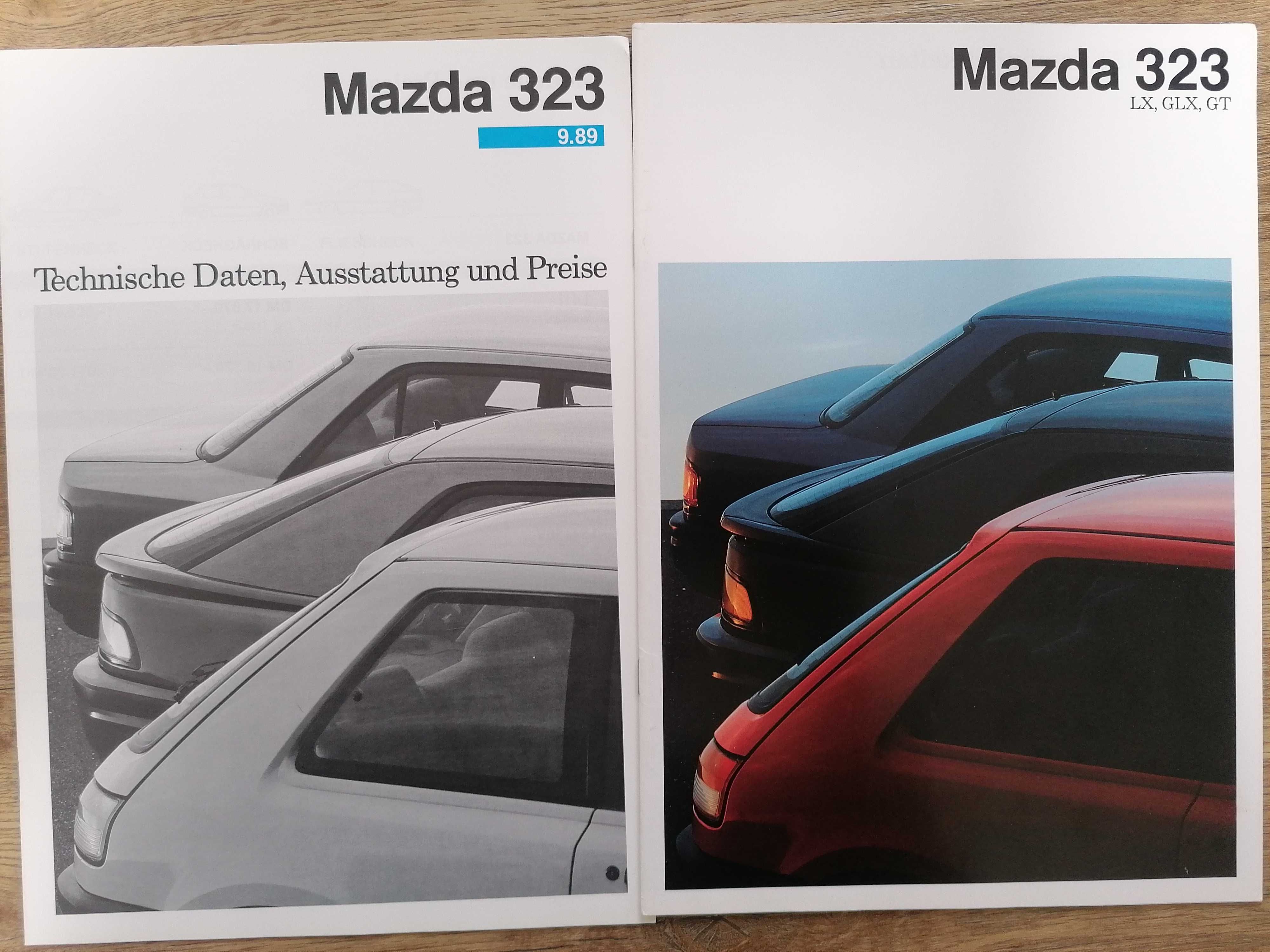 Prospekt Mazda 323 LX  GLX  GT