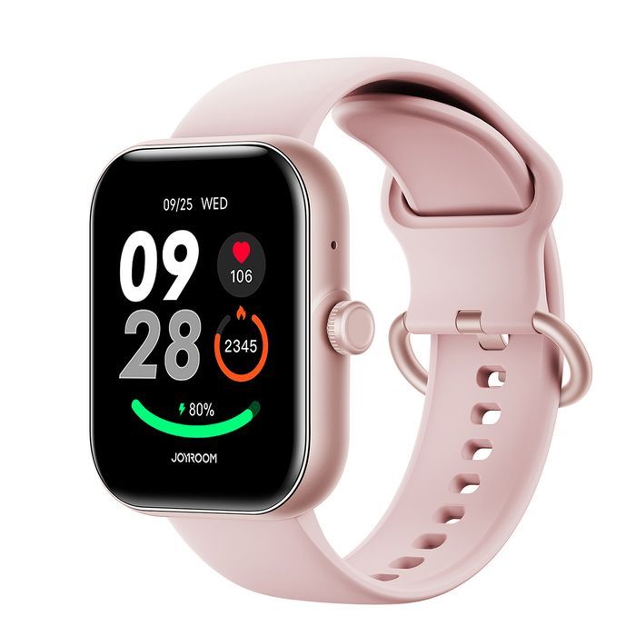 smartwatch fit-life jr-ft5 plus z funkcją odbierania połączeń - różowy