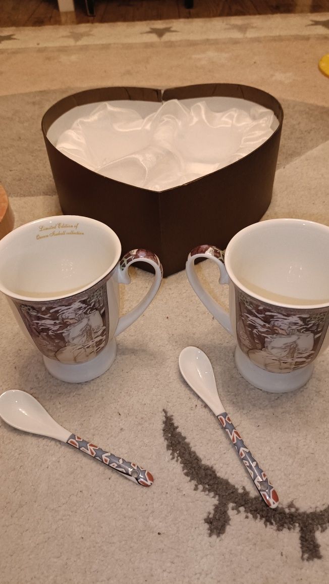 Dwie filiżanki z porcelany Queen Isabell

KOLEKCJA LIMITO