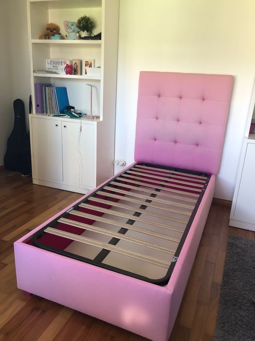 Cama Sommier+ Estrado+colchao