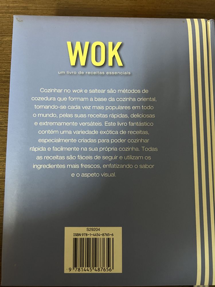 Livro de receitas para a wok