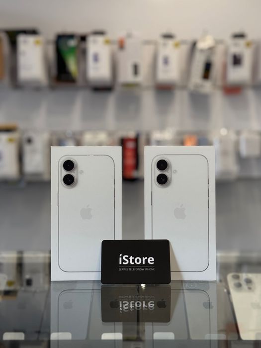 NOWY iPhone 16 • 128 GB • Ultramarine • Teal • White • Black • Pink •