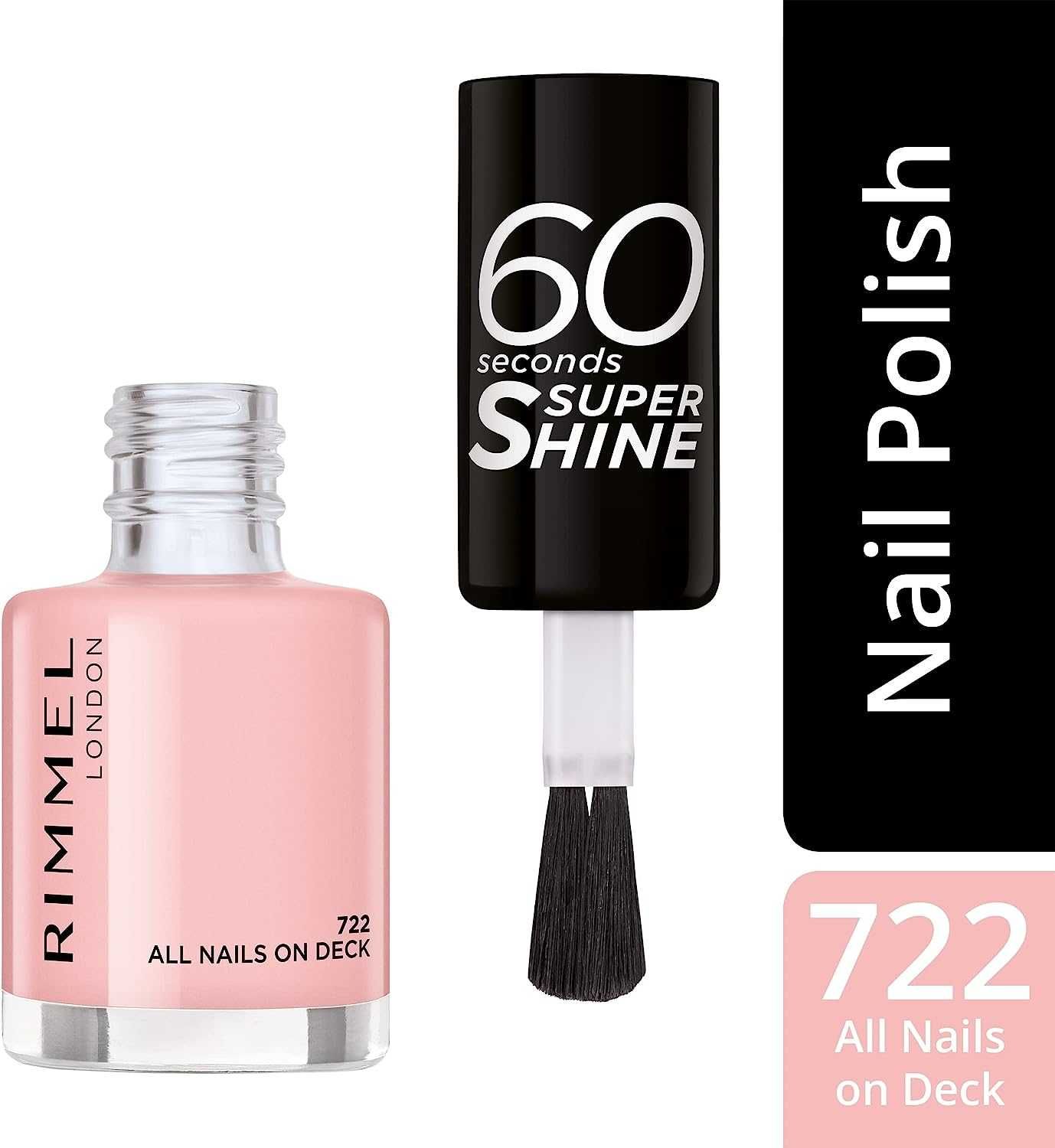 Rimmel 60 Seconds Lakier Do Paznokci-722 All Nails On Deck