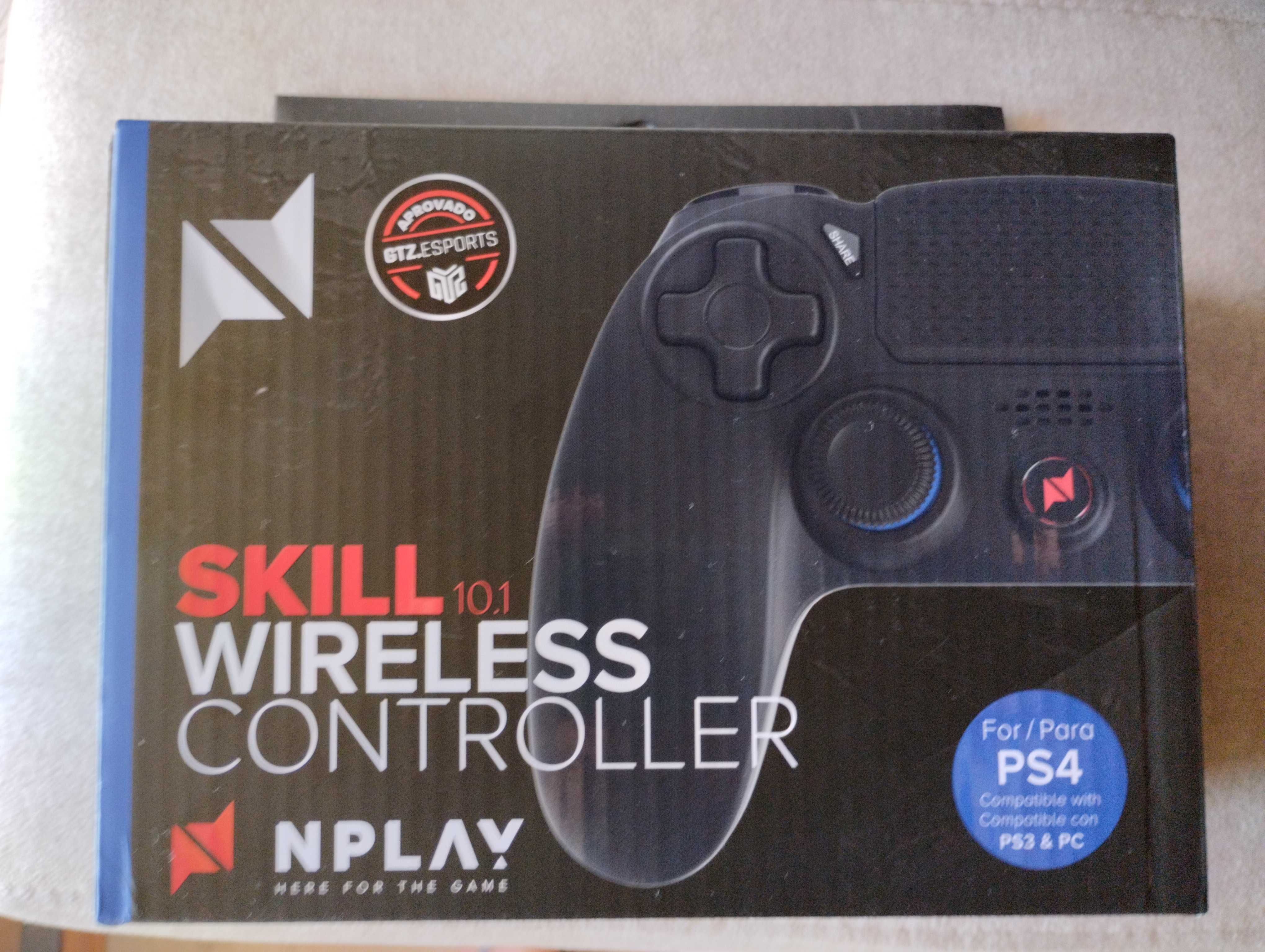 PS4 Comando wireless + Gaming Auscultadores com microfone novos 30€