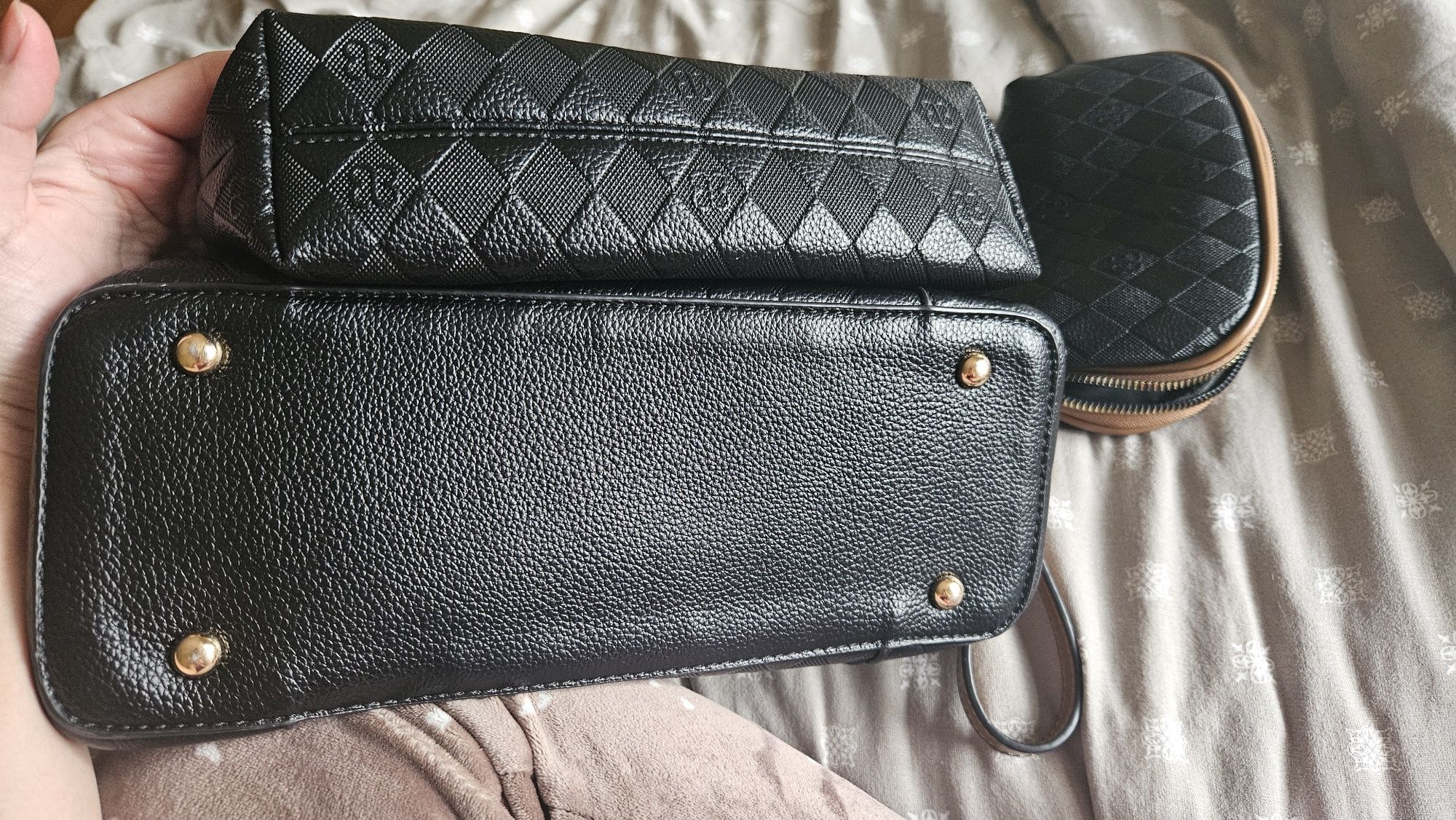 Torebka shopper w zestawie