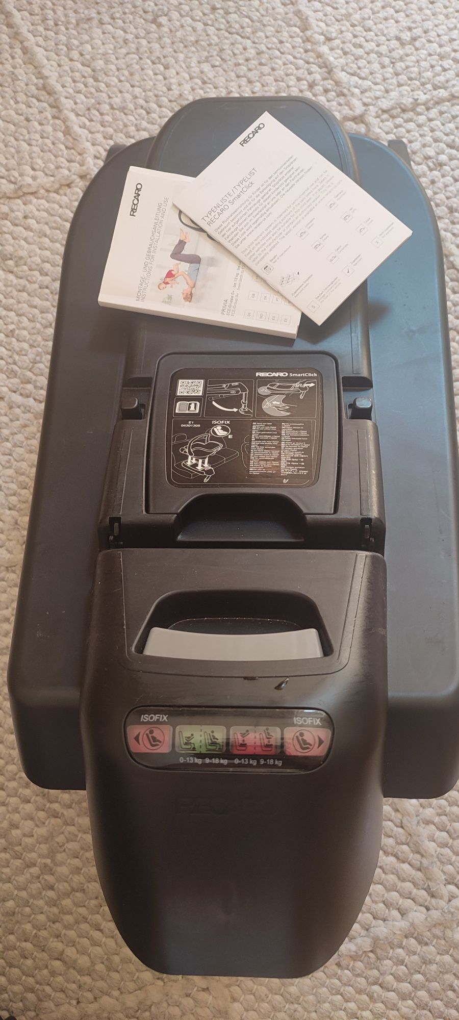 Fotelik Recaro Privia 0-13 kg + baza ISOFIX