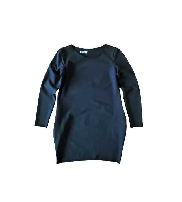 Sukienka czarna, tunika dresowa z kieszeniami Vubu rozm. M