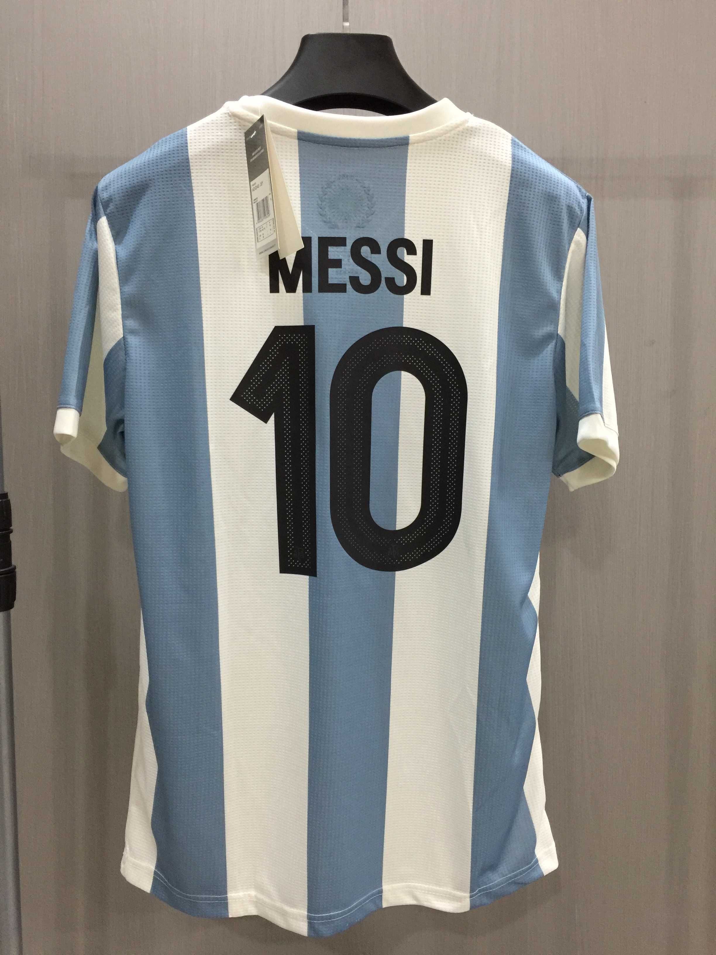 Argentina Home 50th Anniversary Edition Messi Football Jersey R.S