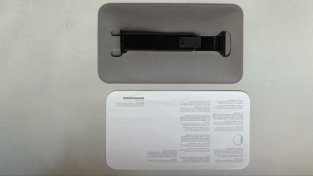 Pasek Apple Watch Black Black Titanium Trial Loop 49 mm