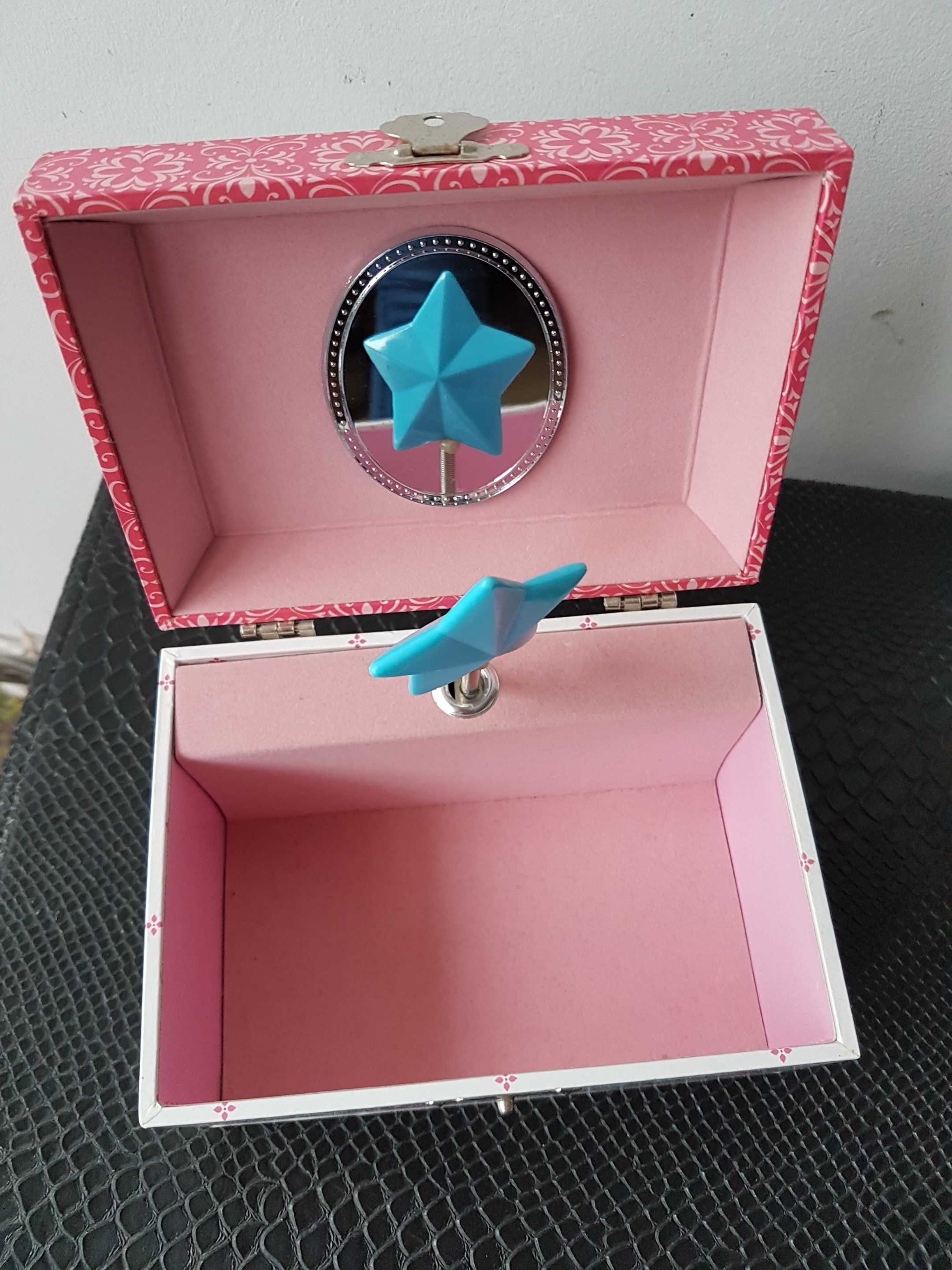 Szkatułka Pozytywka Pudełko na biżuterię Elsa i Anna Frozen