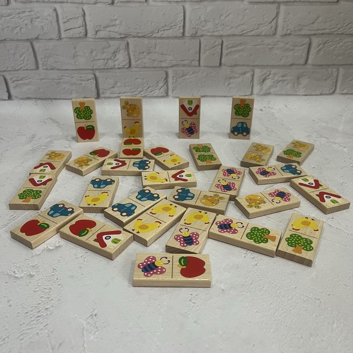Доміно дитяче деревяне