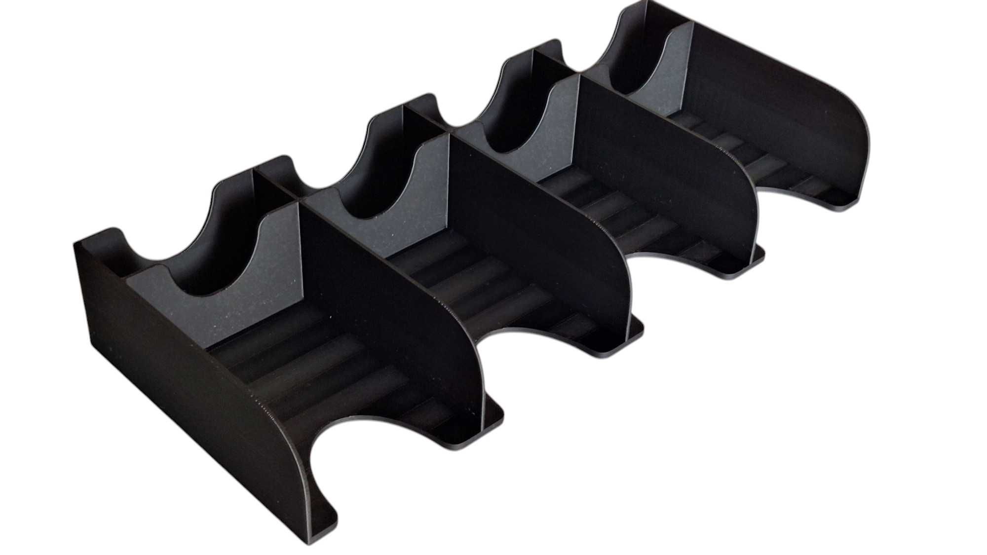 Podajnik na karty 63,5x88mm CCG uniwersalny 4 przegrody Heroes  gra