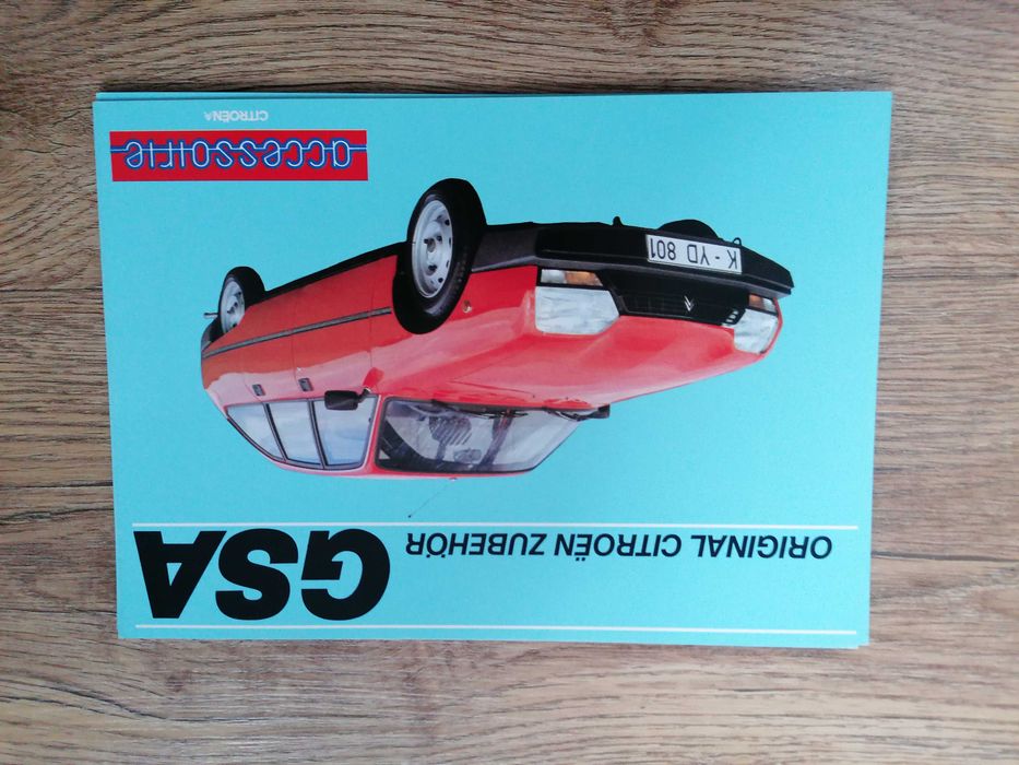 Prospekt Citroen GSA wyposażenie dodatkowe.