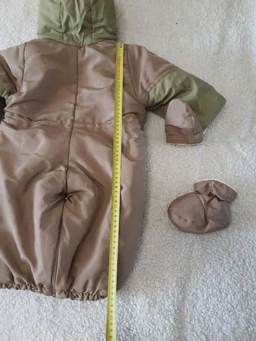 Комбінезон-трансформер зимній на овчині на 12 міс.