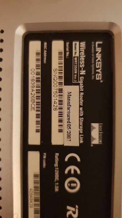 Router Linksys WRT 350 N