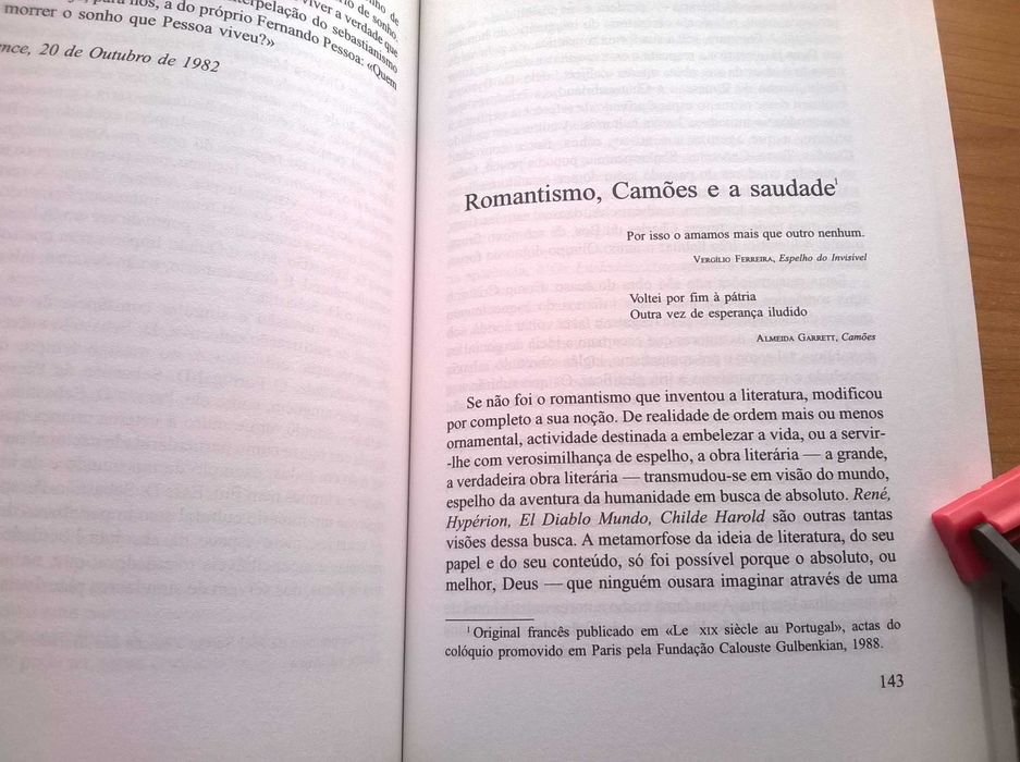Portugal como Destino e Mitologia da Saudade - Eduardo Lourenço