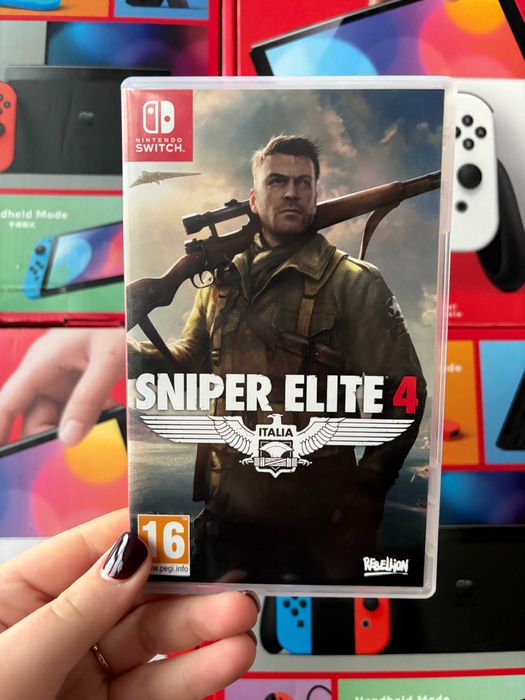 Гра Sniper Elite 4 на nintendo , картридж з грою на нінтендо, ліцензія