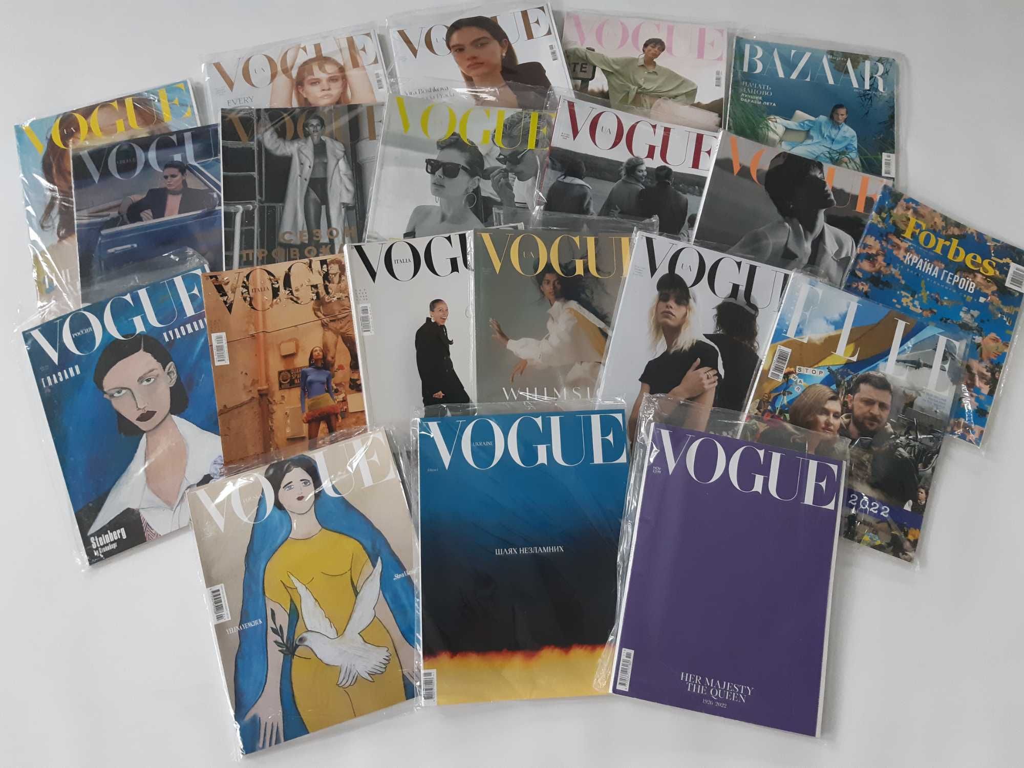 журнали Vogue вог Україна 2023 2022 2021 2020 2019 2018 2017