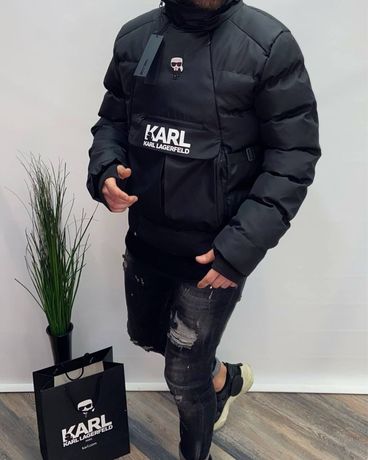 Зимняя мужская куртка пуховик Karl Lagerfeld